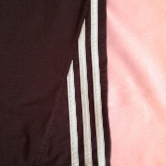 ADIDAS Women's Athletic Cropped Pants CLIMALITE L - Picture 3 of 5